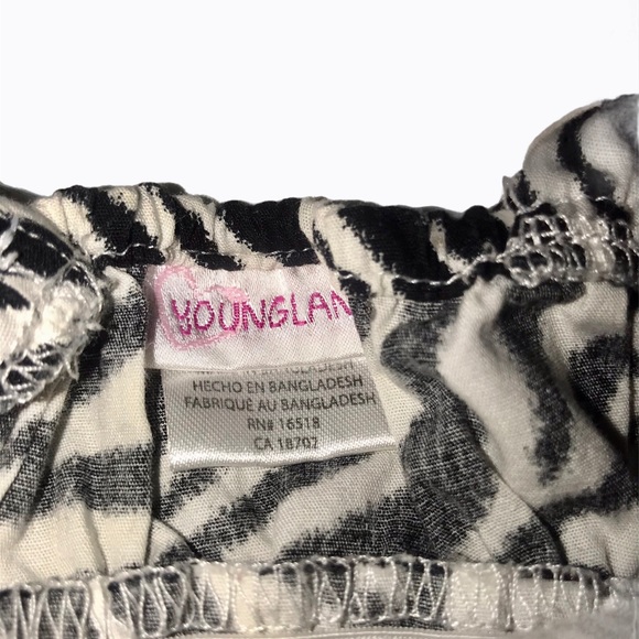 YOUNGLAND ZEBRA GIRLS DRESS SIZE 4T - Picture 9 of 9